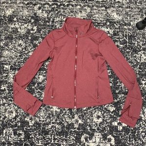 Under Armour studio Lux red yoga jacket